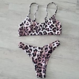 Cheetah Animal Print Bikini Bathingsuit